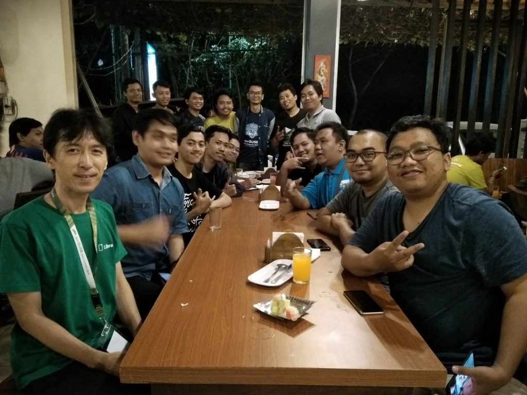 openSUSE Asia Summit 2019 Speaker Dinner at Mak Jo